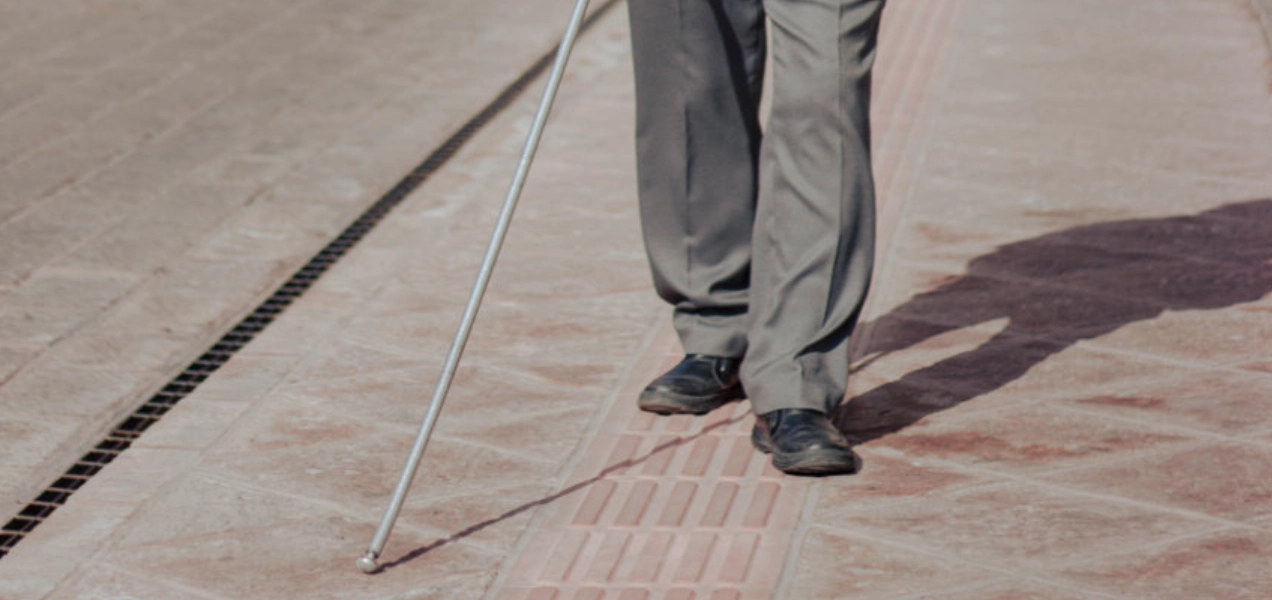 Piso podotáctil Parque Alameda Queretaro