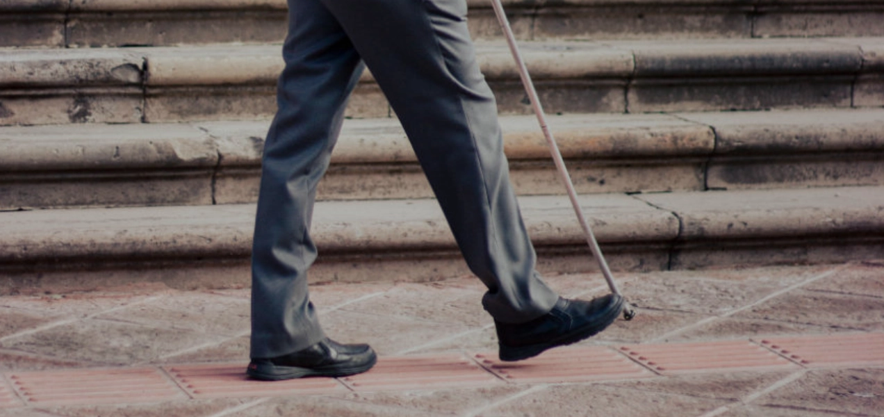 Piso podotáctil Parque Alameda Queretaro