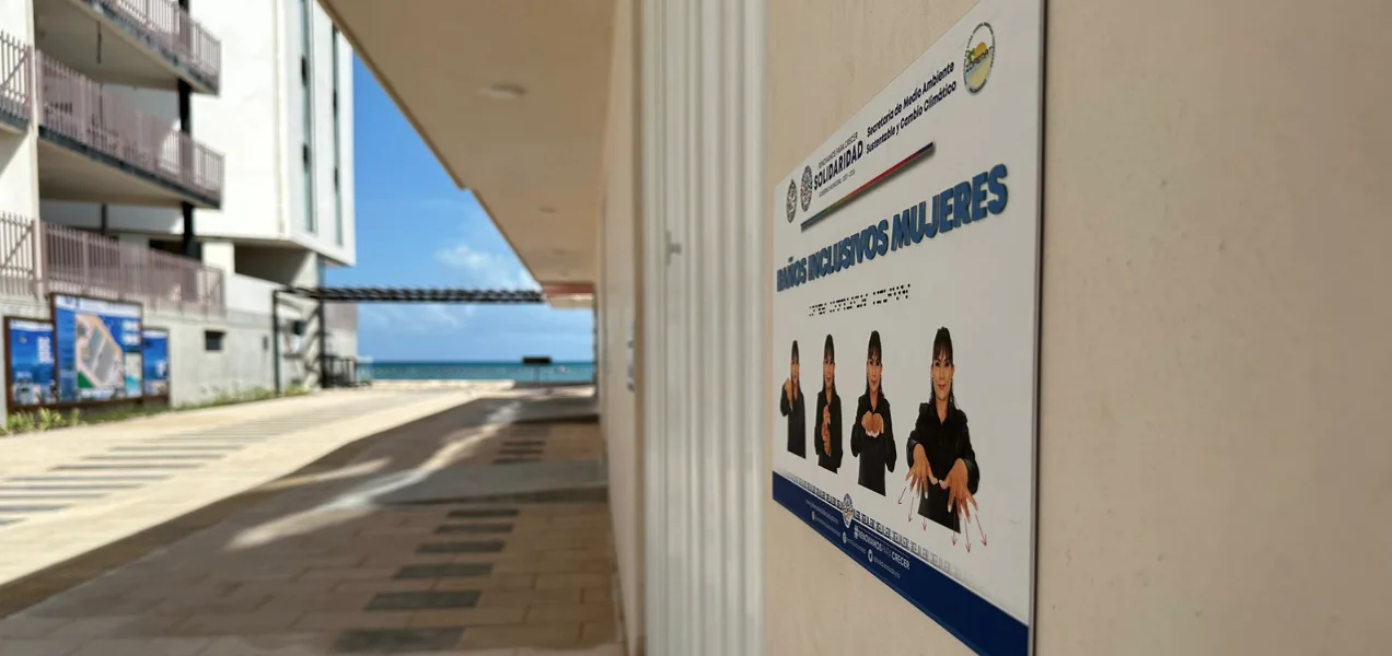 Señalética Braile en Playa Pelícanos